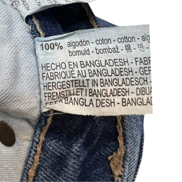 Zara Women Denim Straight Leg High Rise Jeans Medium Wash US 10 - Picture 8 of 13